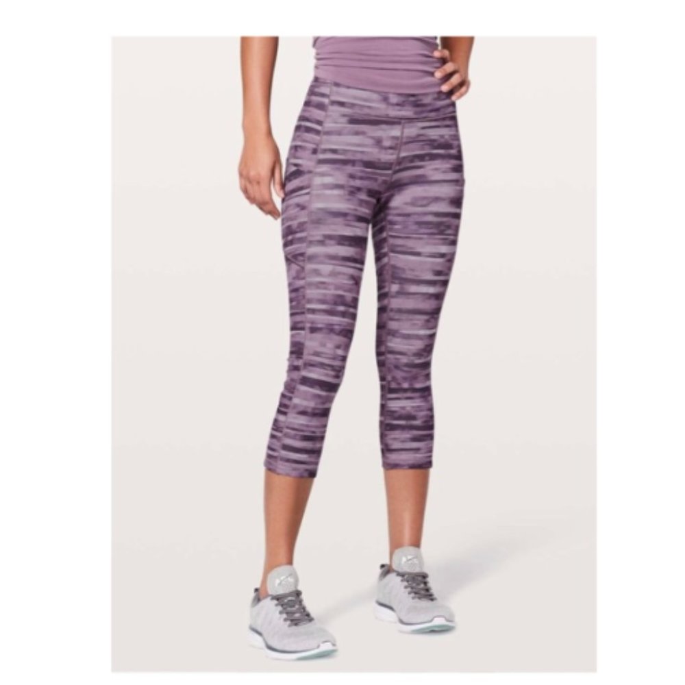 Lululemon Speed Up Crop * 21” Shadowed Smoked Mullberry